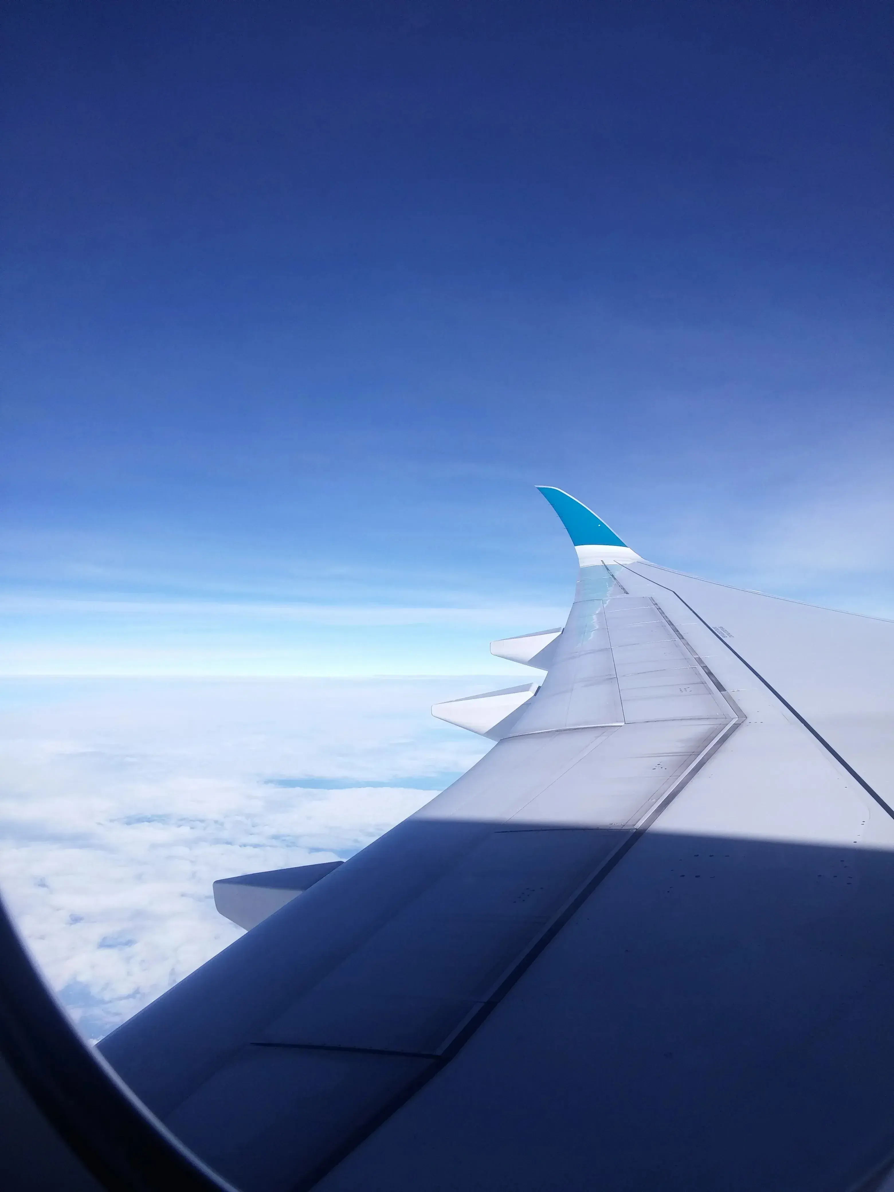 Trên máy bay đến Nhật